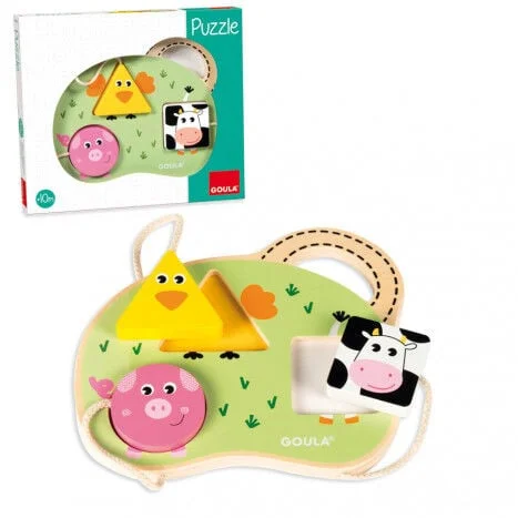 Encaix amb nansa 3 animals granja Encaix amb nansa 3 animals granja