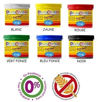 Pintura Liqüid Playcolor 40ml 6 colors Pintura Liqüid Playcolor 40ml 6 colors