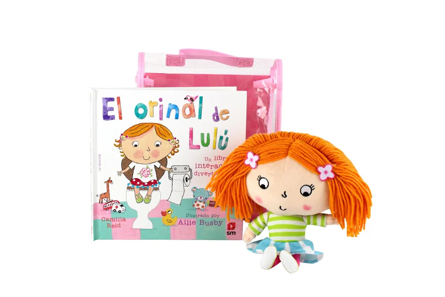 Este pack contiene un&nbsp;divertido libro con pop-ups para niños que están aprendiendo a usar el orinal y la muñeca&nbsp;de Lulú,&nbsp;el personaje principal de...