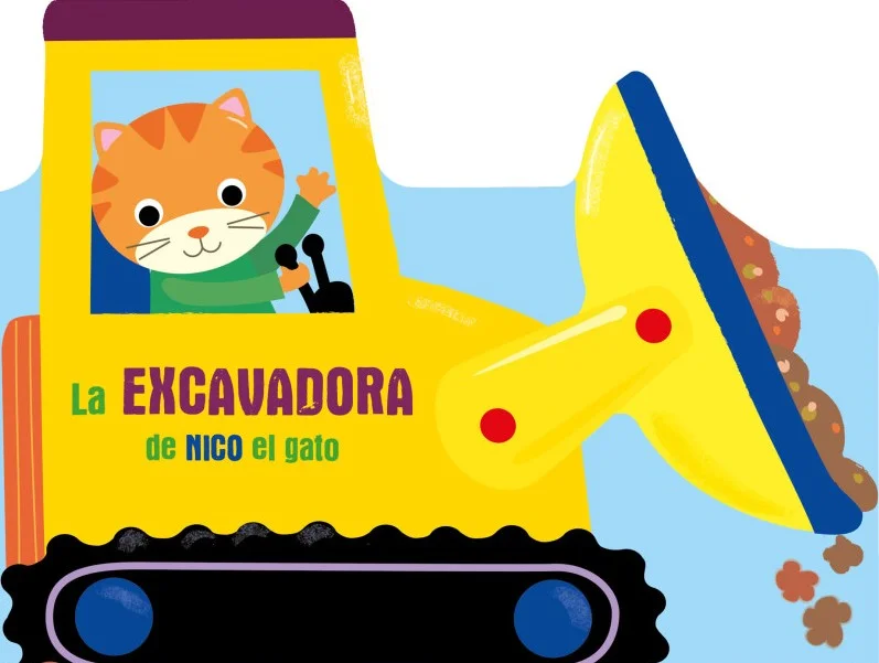 ¿Quieres acompañar a estos aventureros? Libros de cartón grueso troquelados en forma de vehículo y un relieve en la tapa. Cada libro cuenta una hi...
