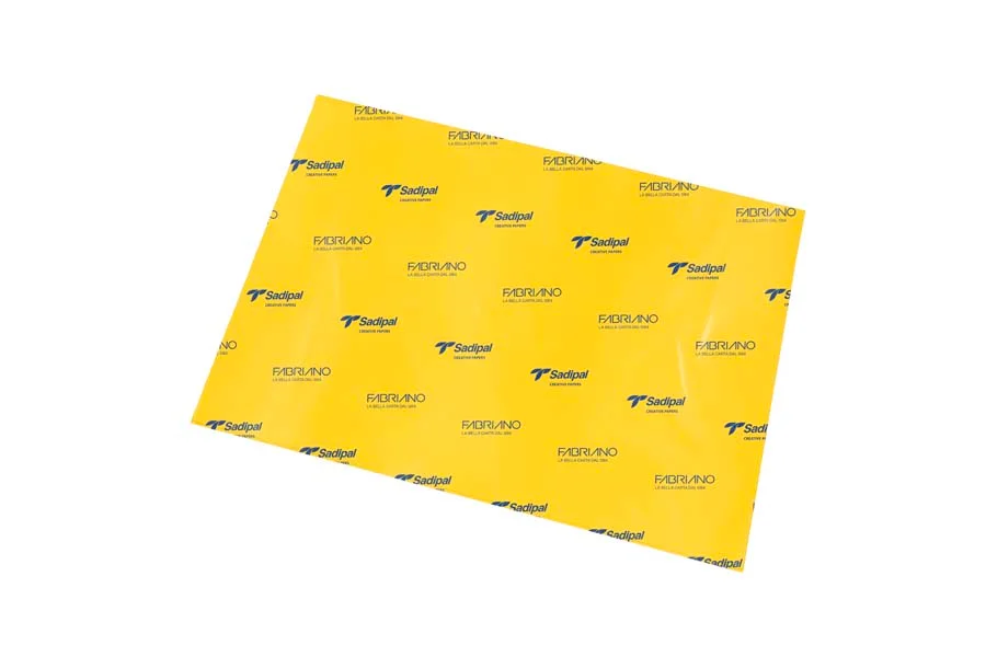 Paper de seda Sadipal 50x75cm groc 26 fulls