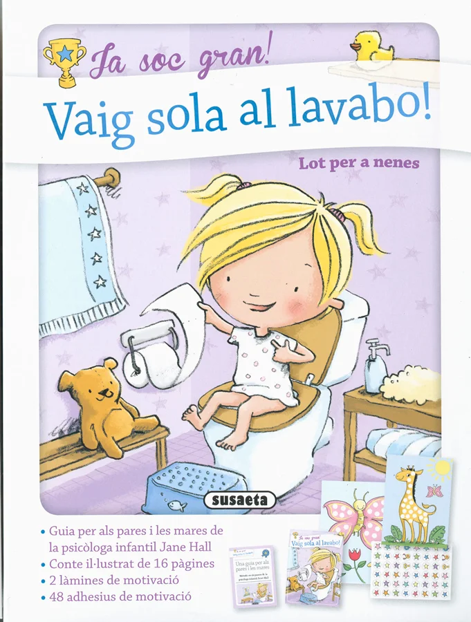 Quan els nadons es fan grans, ja no porten bolquers. Aquesta nena ha après a anar al lavabo tota sola! Amb l’ajuda de la mare i del pare, i d’aque...