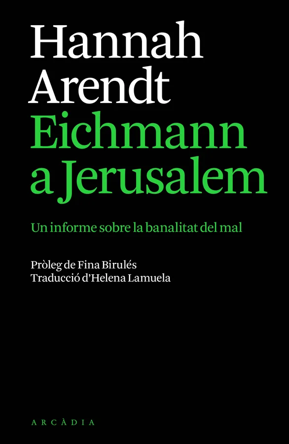 A partir del judici celebrat l'any 1961 contra Adolf Eichmann, tinent coronel de les SS i un dels principals responsables de la logística de l'Hol...