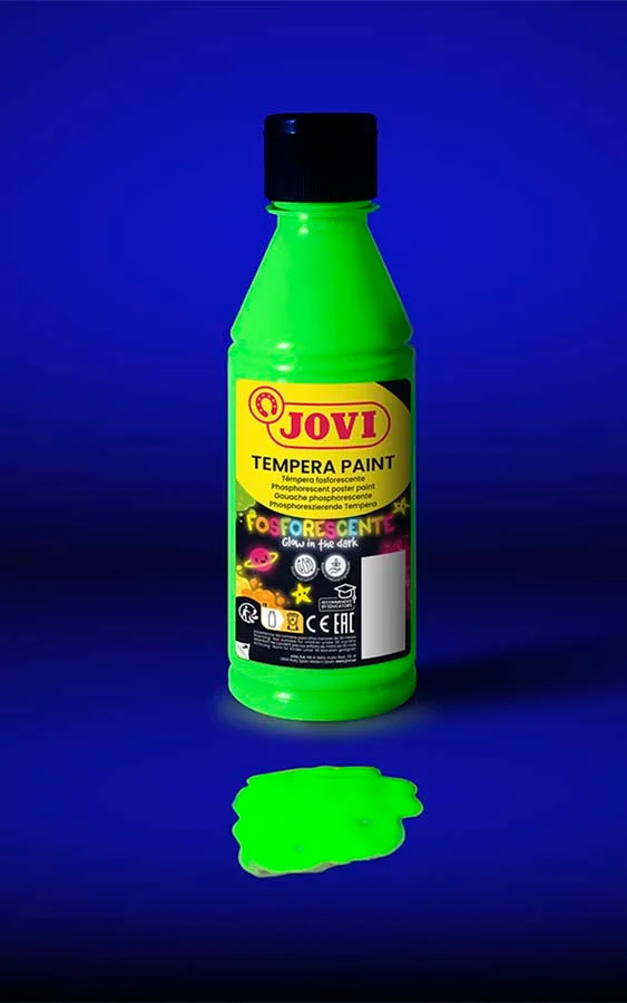 Témpera fosforescent Jovi 250ml verd Témpera fosforescent Jovi 250ml verd