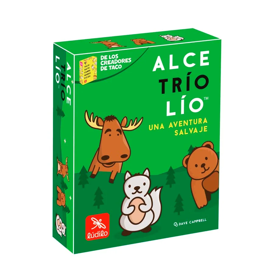 <b>Alce, Trio, Lío</b> és un dinàmic joc de cartes dissenyat per Lúdilo que combina velocitat, agudesa visual i una temàtica divertida centrada en...