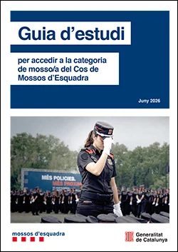 Nova edició, corresponent a l'any 2026, del material didàctic per a les persones que volen participar en el procés selectiu de la Policia de la Ge...